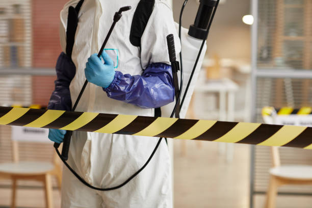 Professional Biohazard technician working in Athens, WI